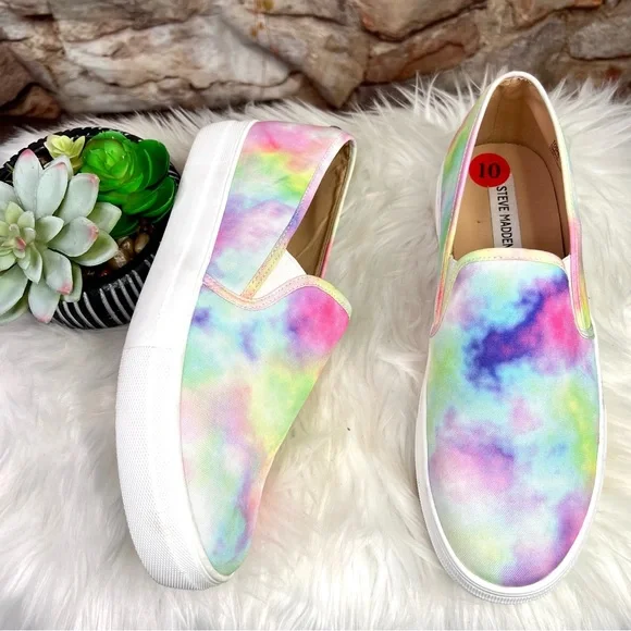 STEVE MADDEN Toshe Tie-Die Slip-on Sneakers, 10 - Picture 5 of 11